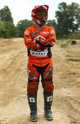 Комплект формы штаны+джерси &quot;HASKY MOTO RACING TEAM&quot; XXL-красный цвет