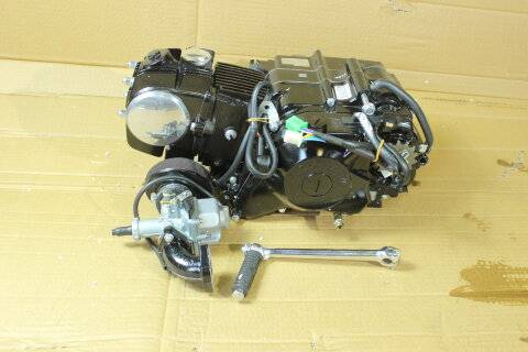 Двигатель в сборе YX125 154 FMI с эл. Стартером, черный