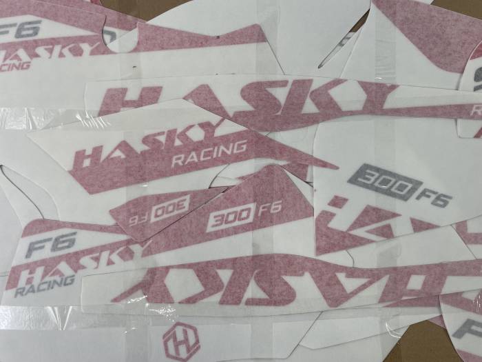Комплект наклеек 2023 Hasky F6