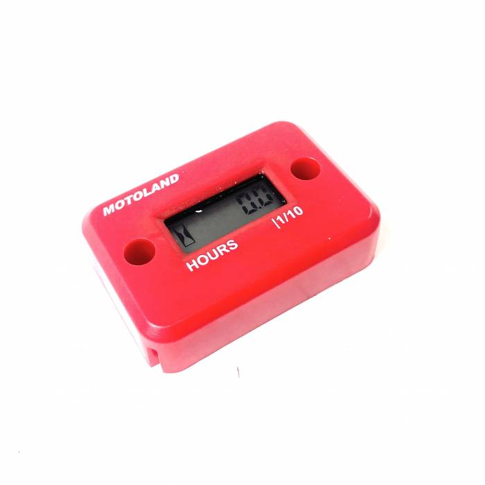 Счетчик моточасов (без тахометра) SM-PARTS  SMP-006 красный